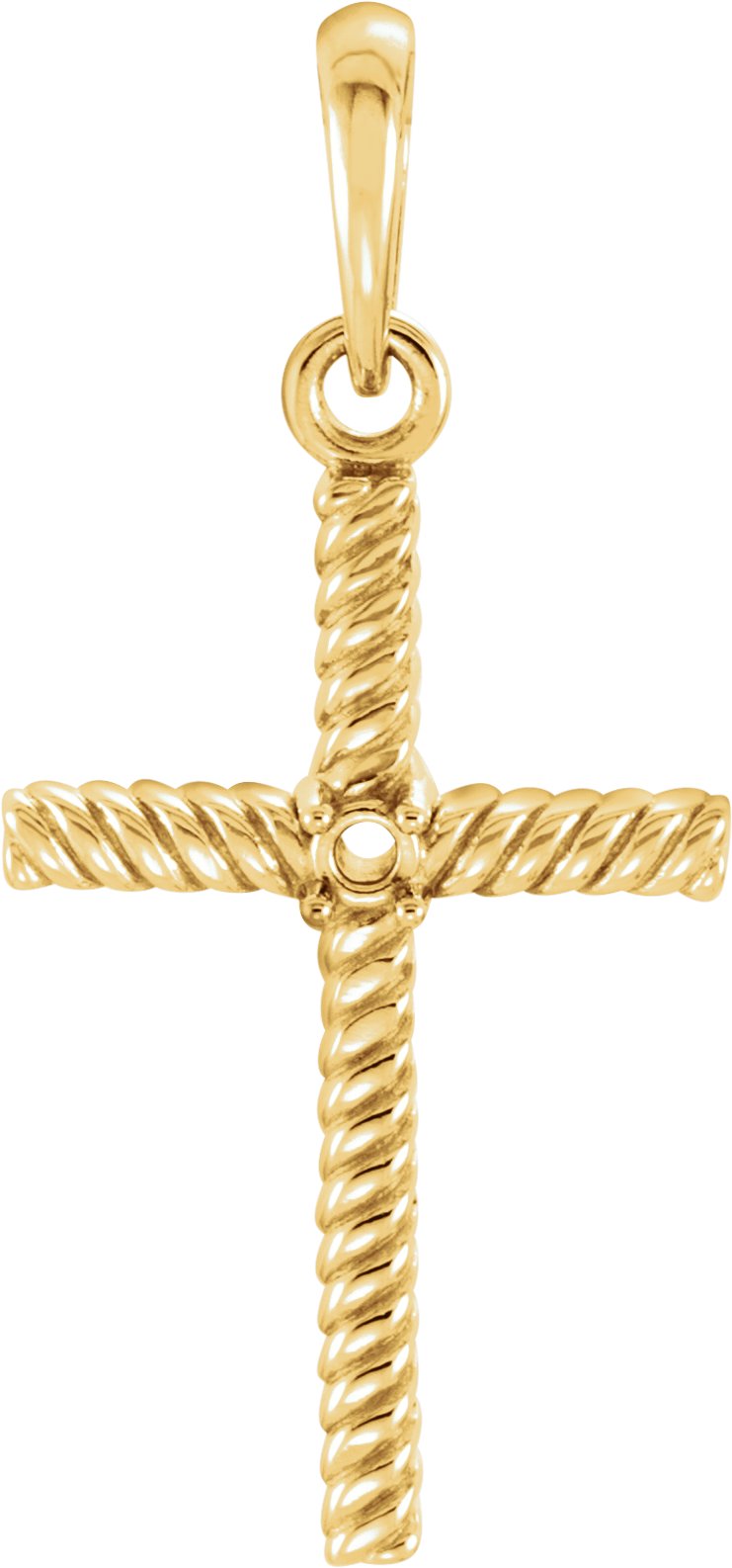 Rope Cross Pendant