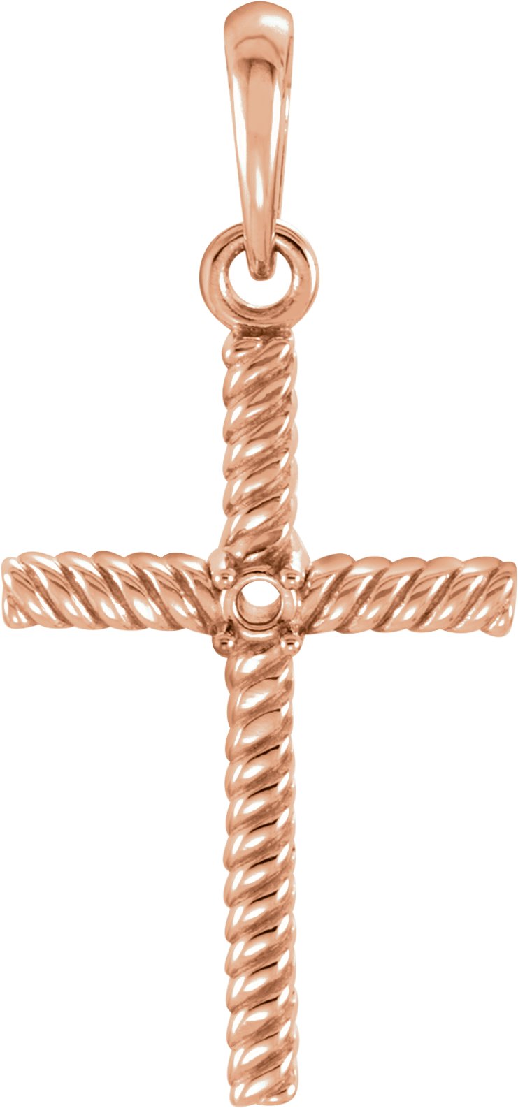 Rope Cross Pendant