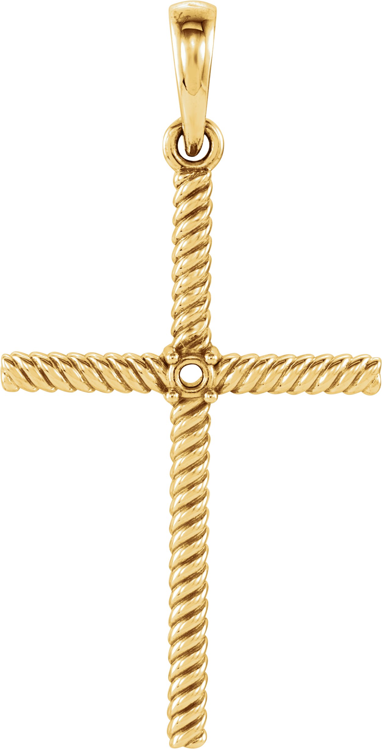 Rope Cross Pendant