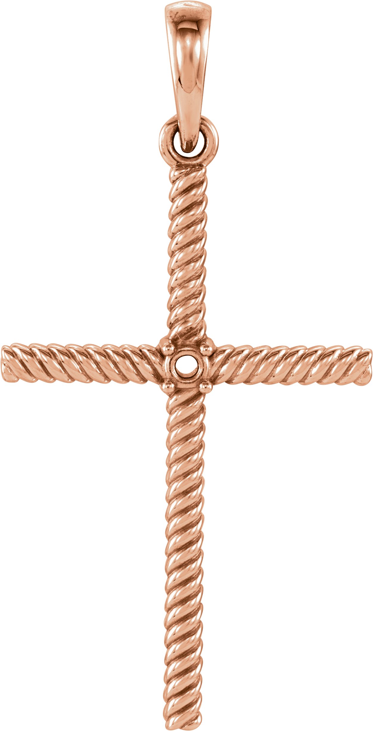 Rope Cross Pendant