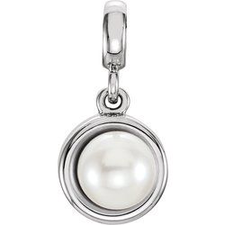 Freshwater Cultured Pearl Pendant or Mounting