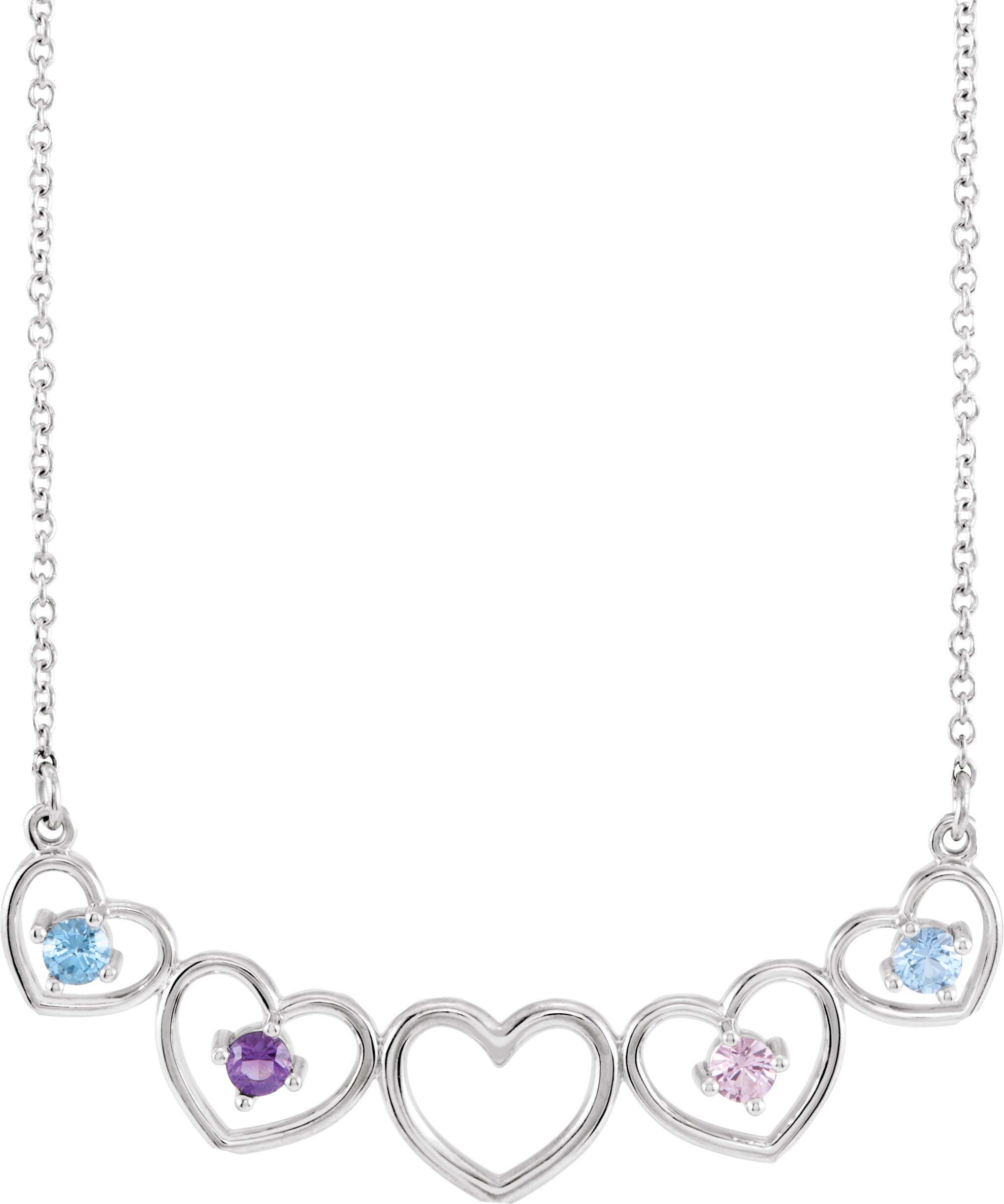 Family Heart Necklace or Center