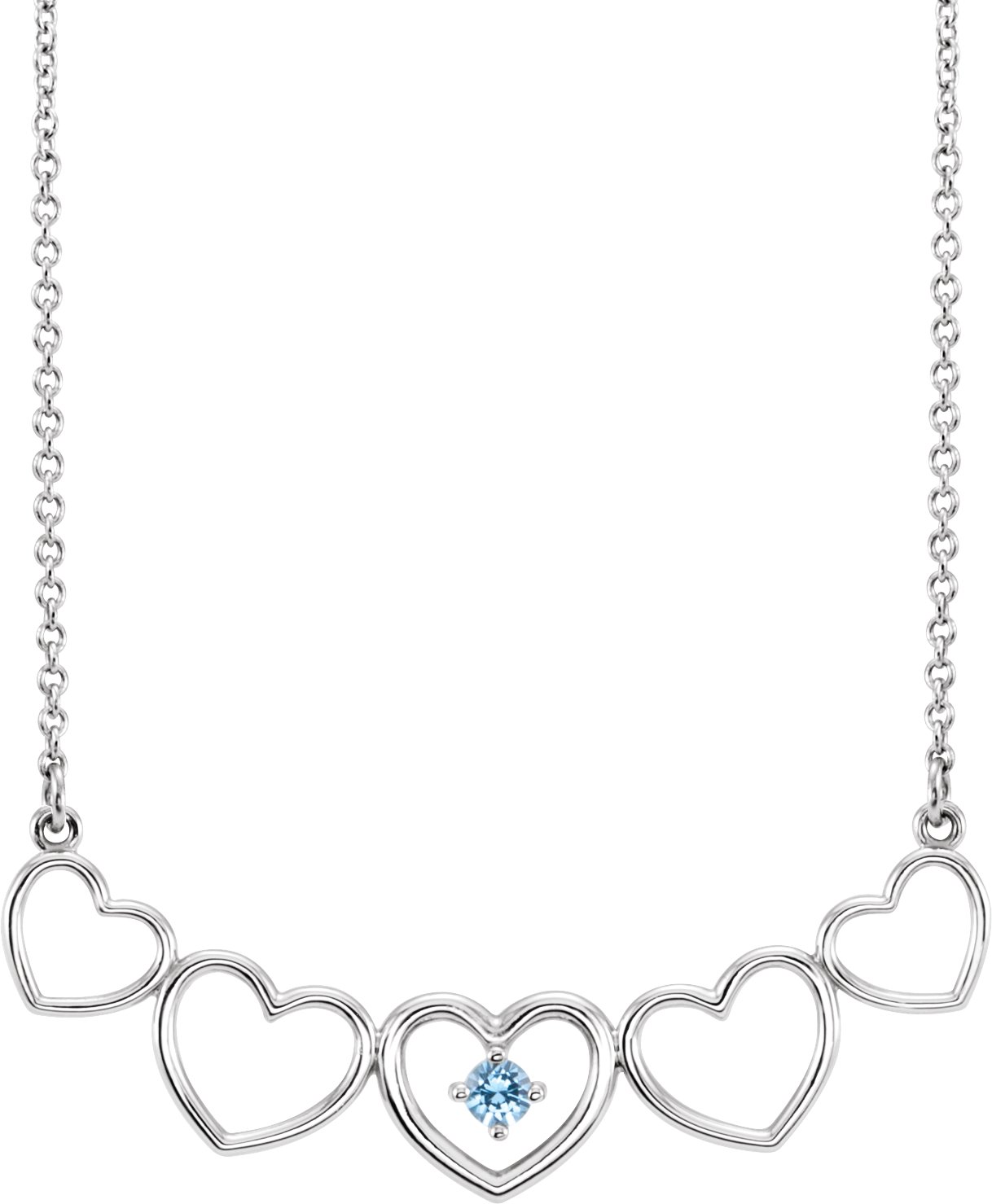Family Heart Necklace or Center