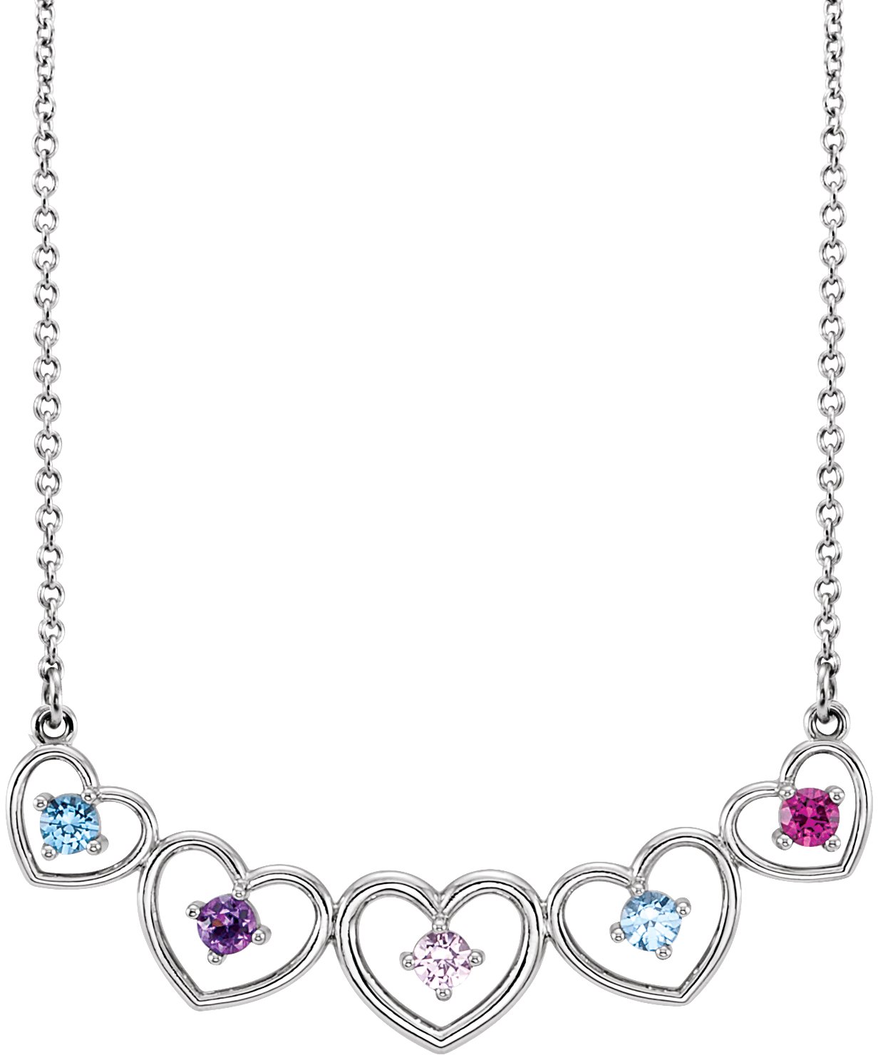 Family Heart Necklace or Center