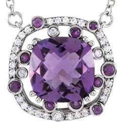 Gemstone & Diamond Necklace or Pendant Mounting