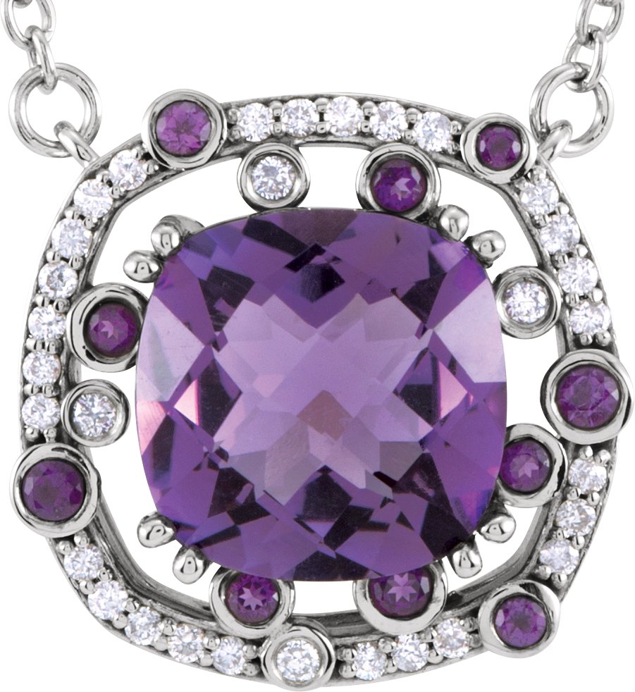 Gemstone & Diamond Necklace or Pendant Mounting
