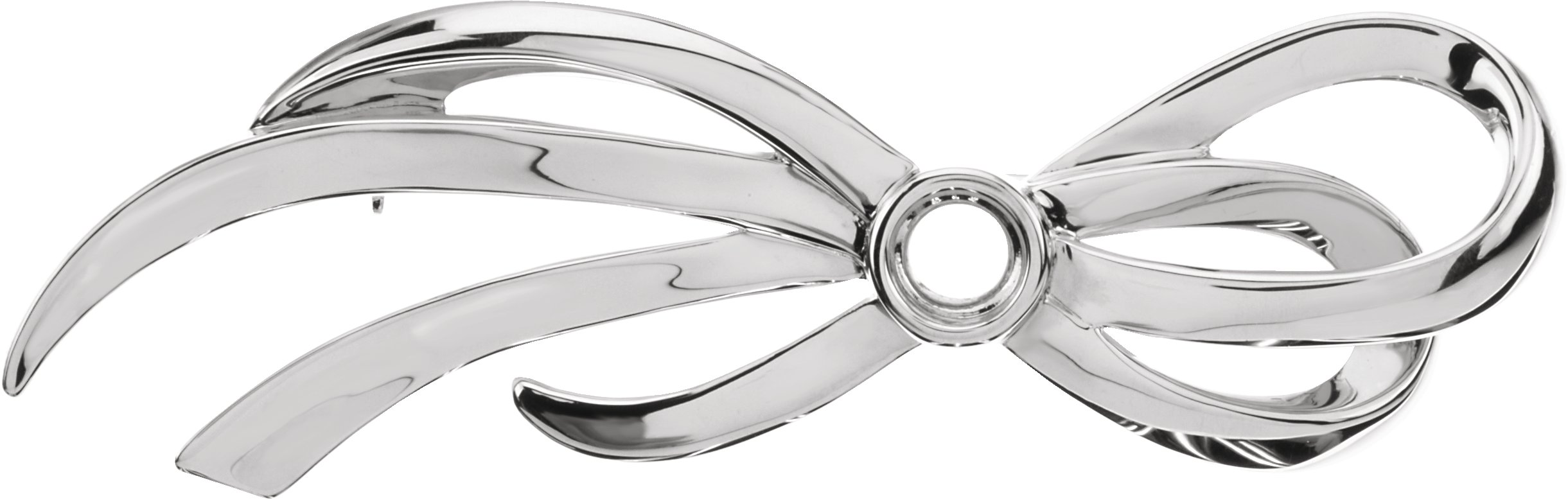 Accented Bow Brooch