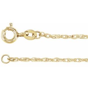 Stuller 18 Inch 14kt Rose Gold Filled Solid Cable Chain