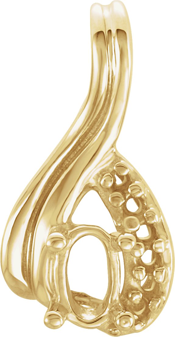 Accented Freeform Pendant