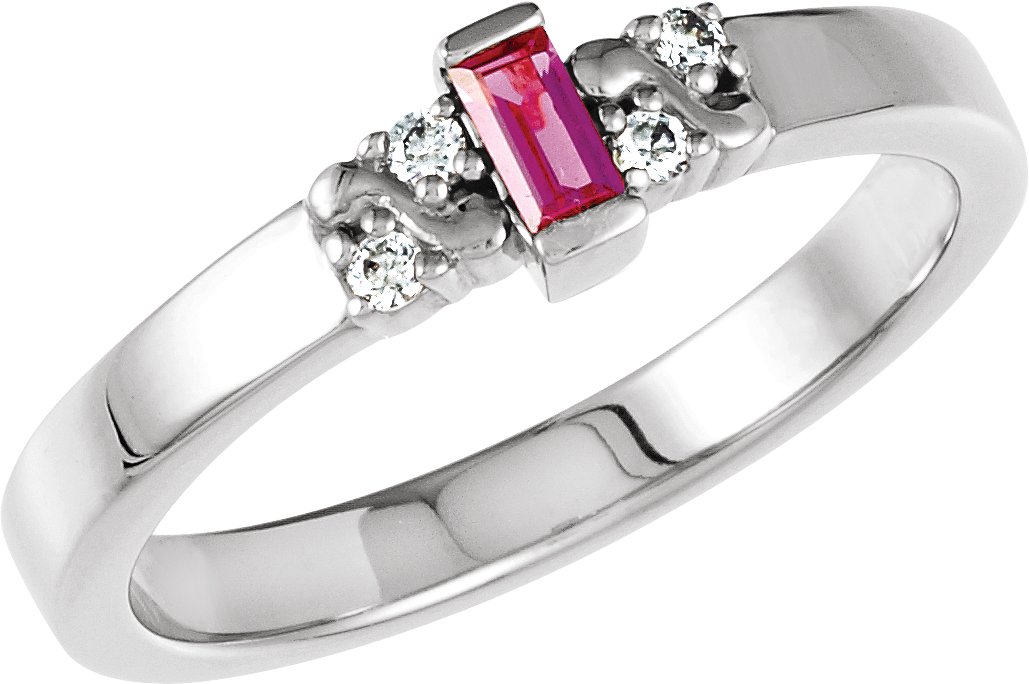 Accented Family Ring