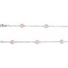Sterling Silver Freshwater Cultured Pink Pearl 18 inch Necklace Ref. 214313
