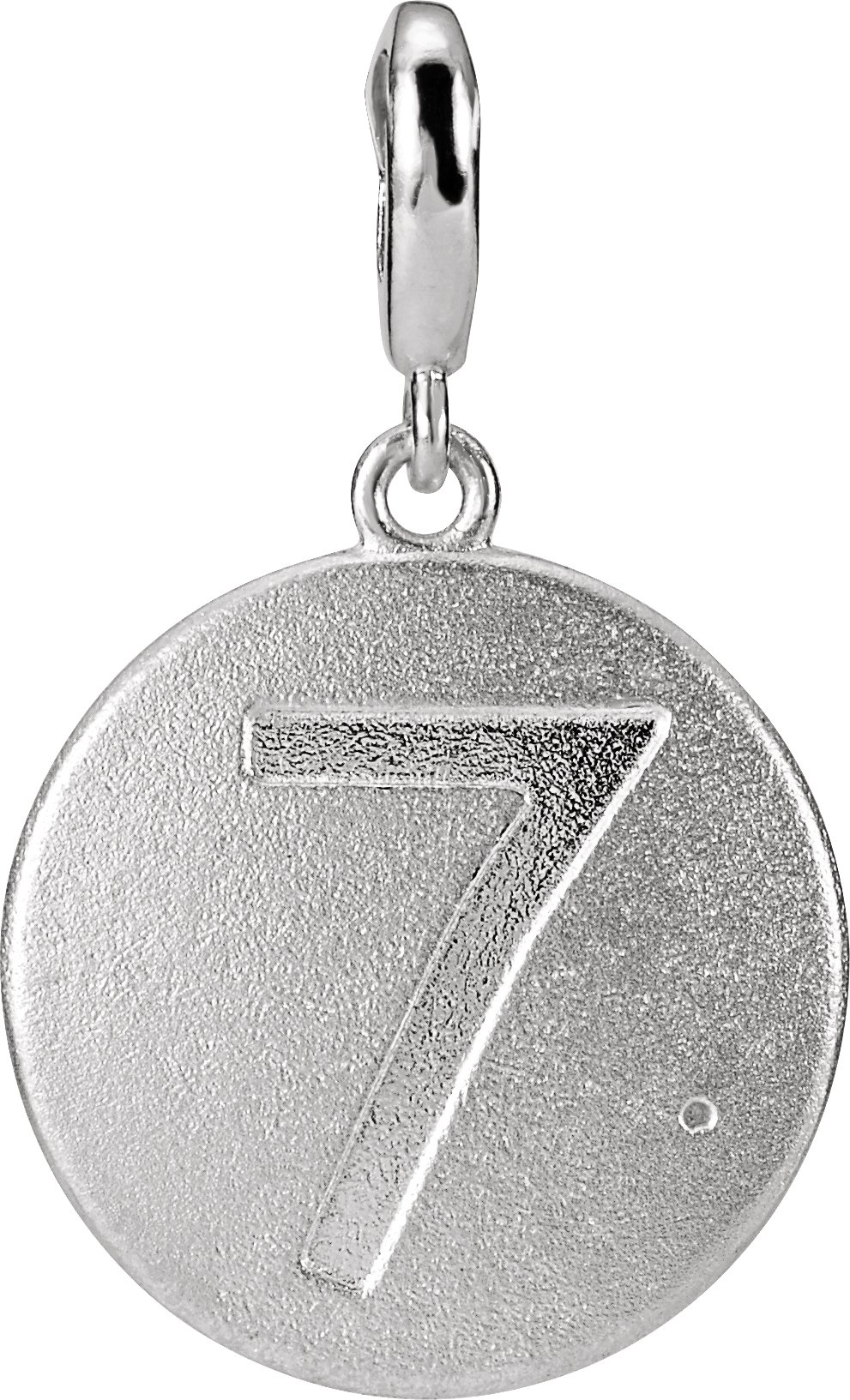Numeral Disc Charm/Pendant