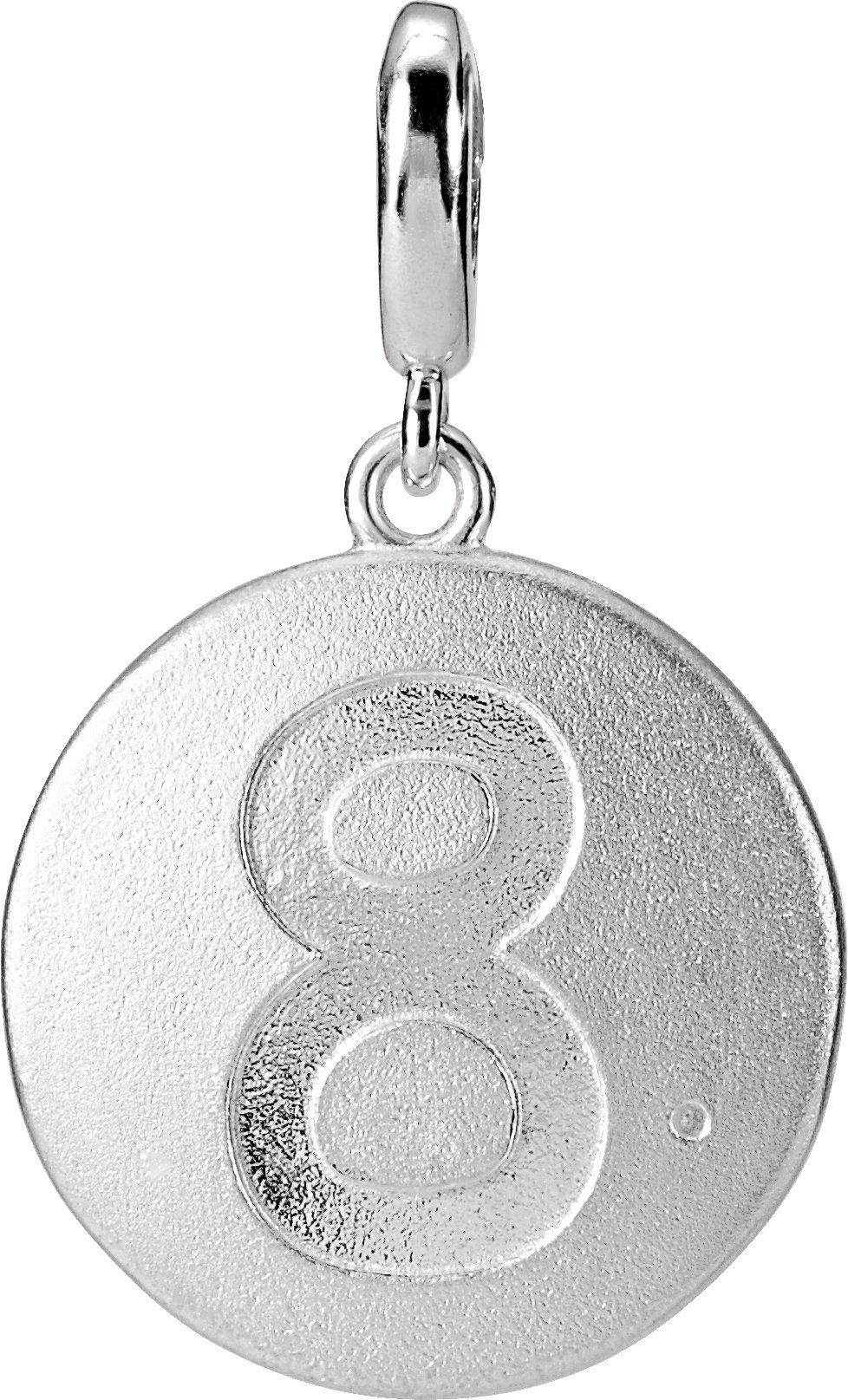 Numeral Disc Charm/Pendant