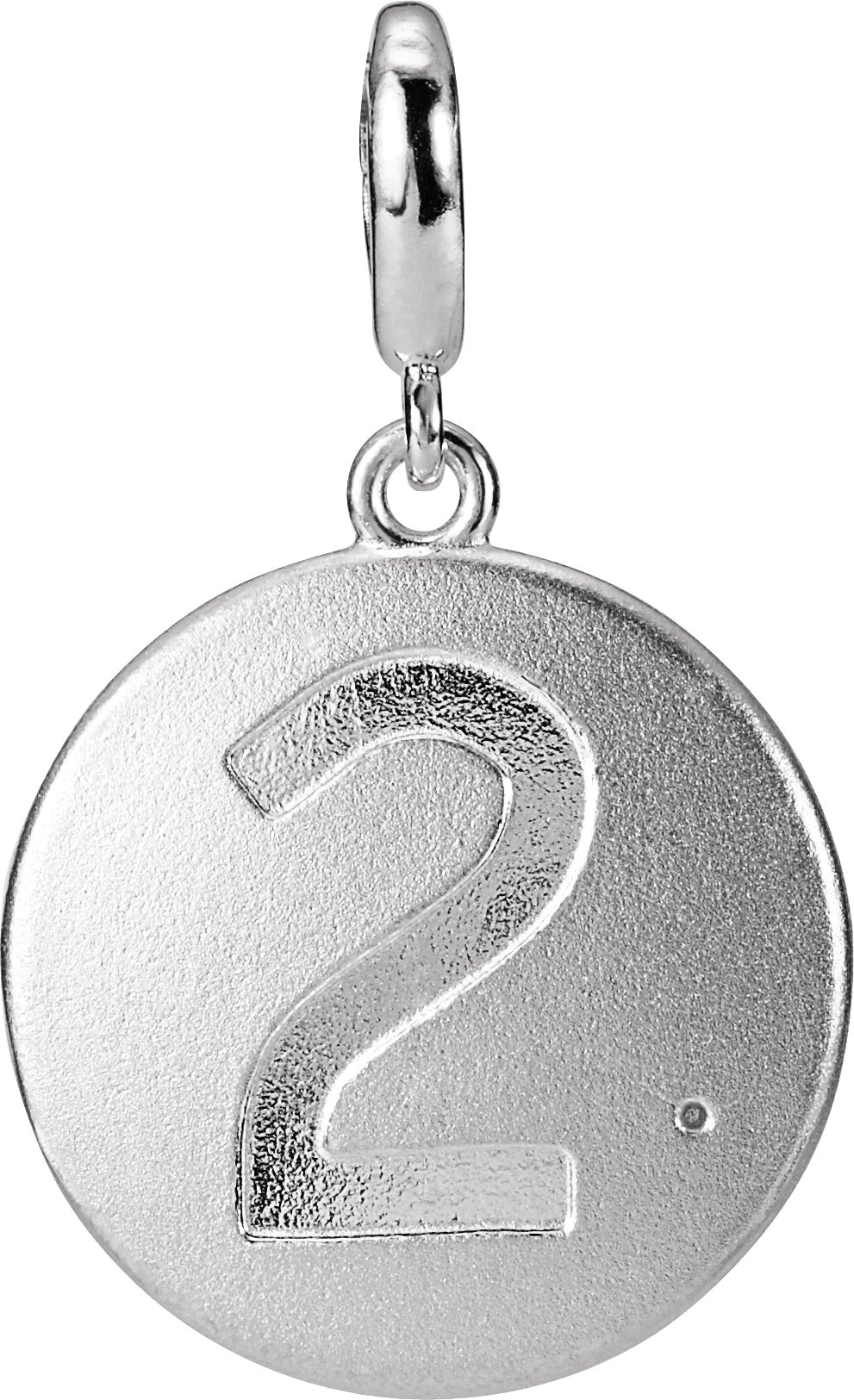 Numeral Disc Charm/Pendant