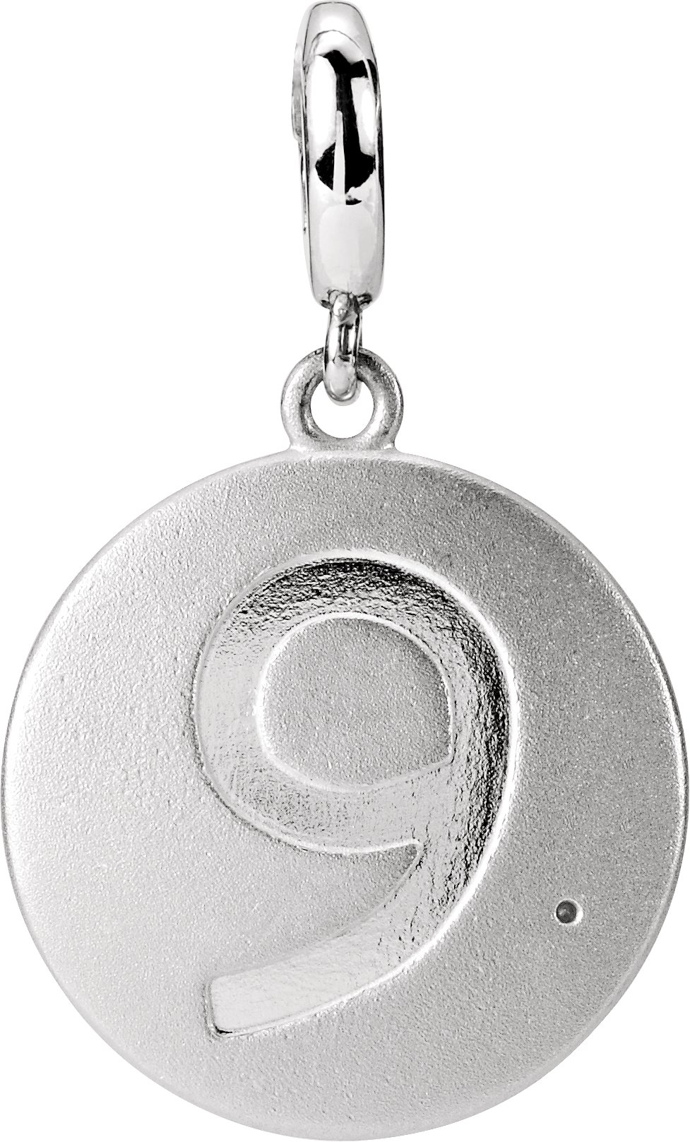 Numeral Disc Charm/Pendant