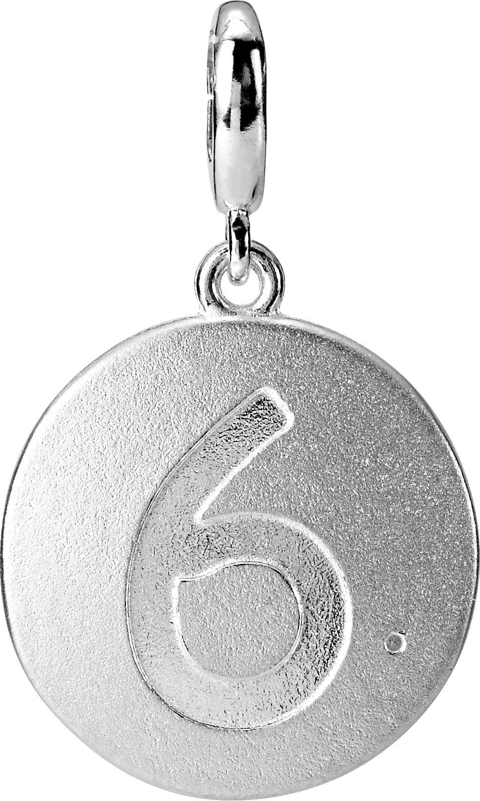 Numeral Disc Charm/Pendant