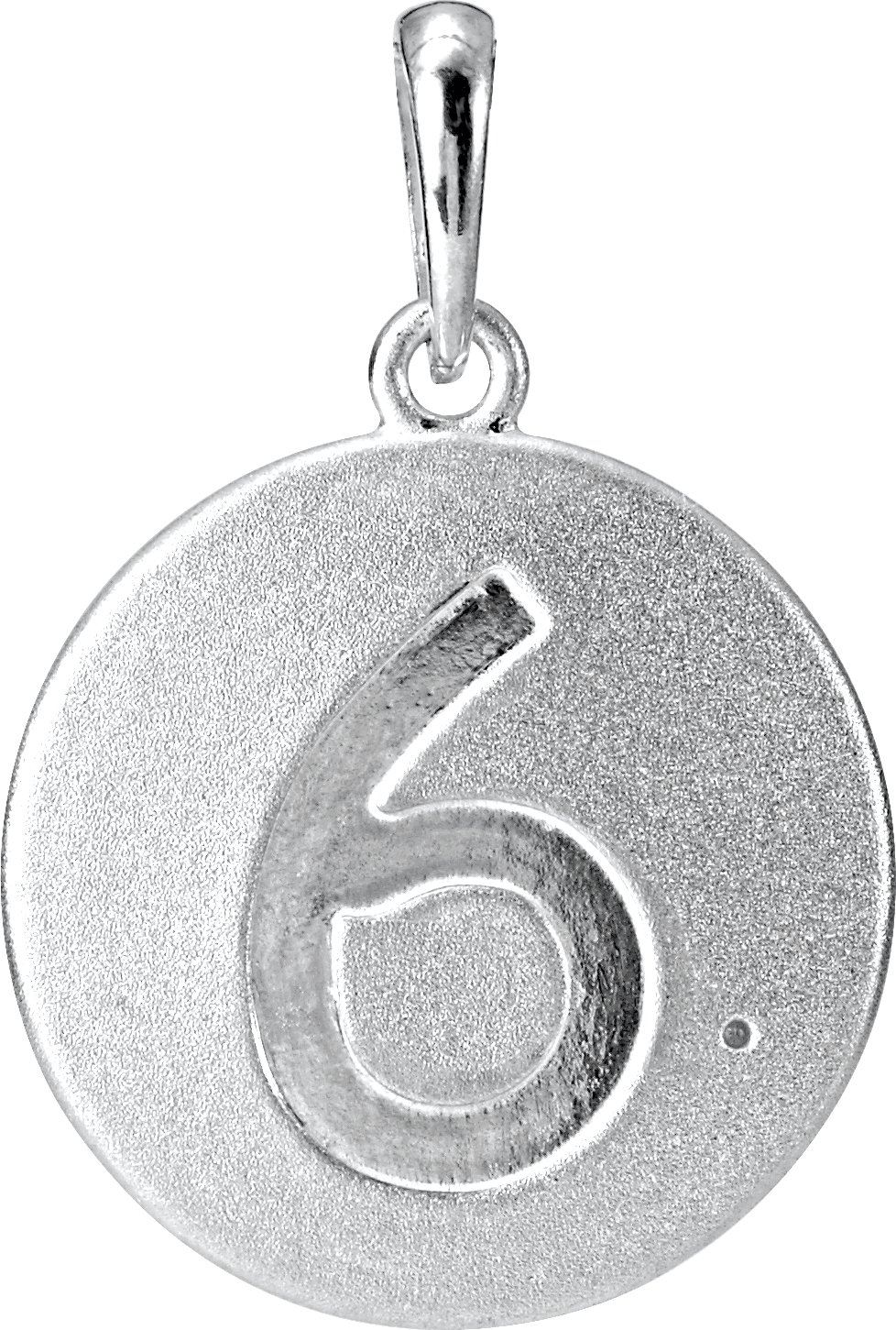 Accented Numeral Pendant