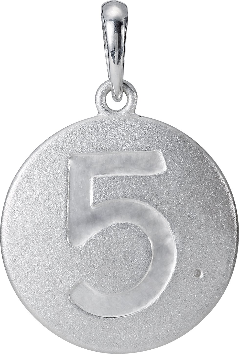 Accented Numeral Pendant