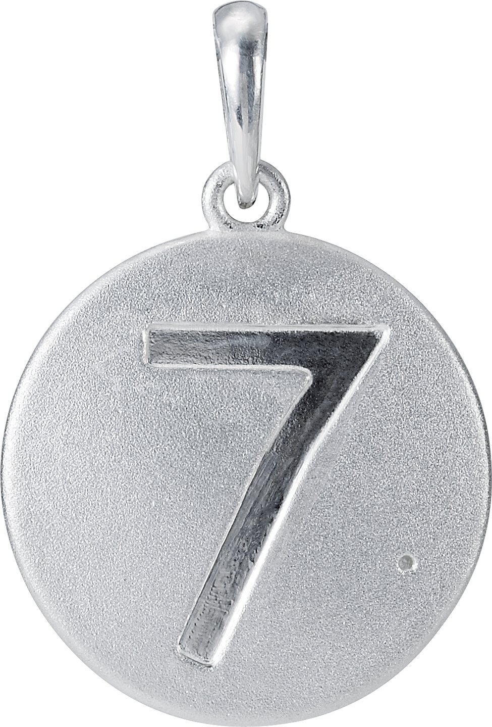 Accented Numeral Pendant