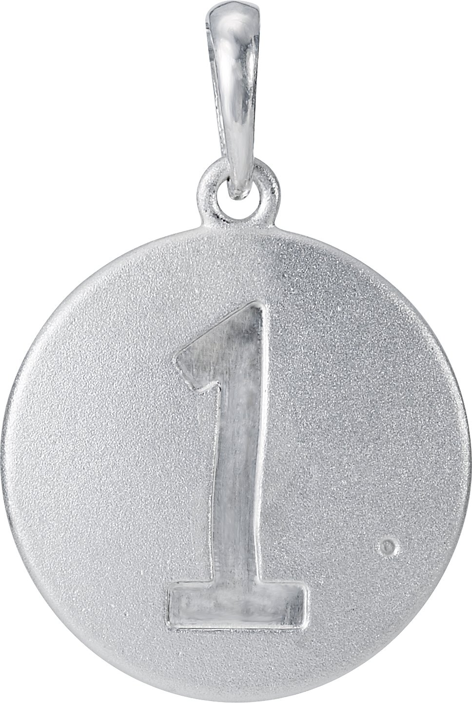 Accented Numeral Pendant