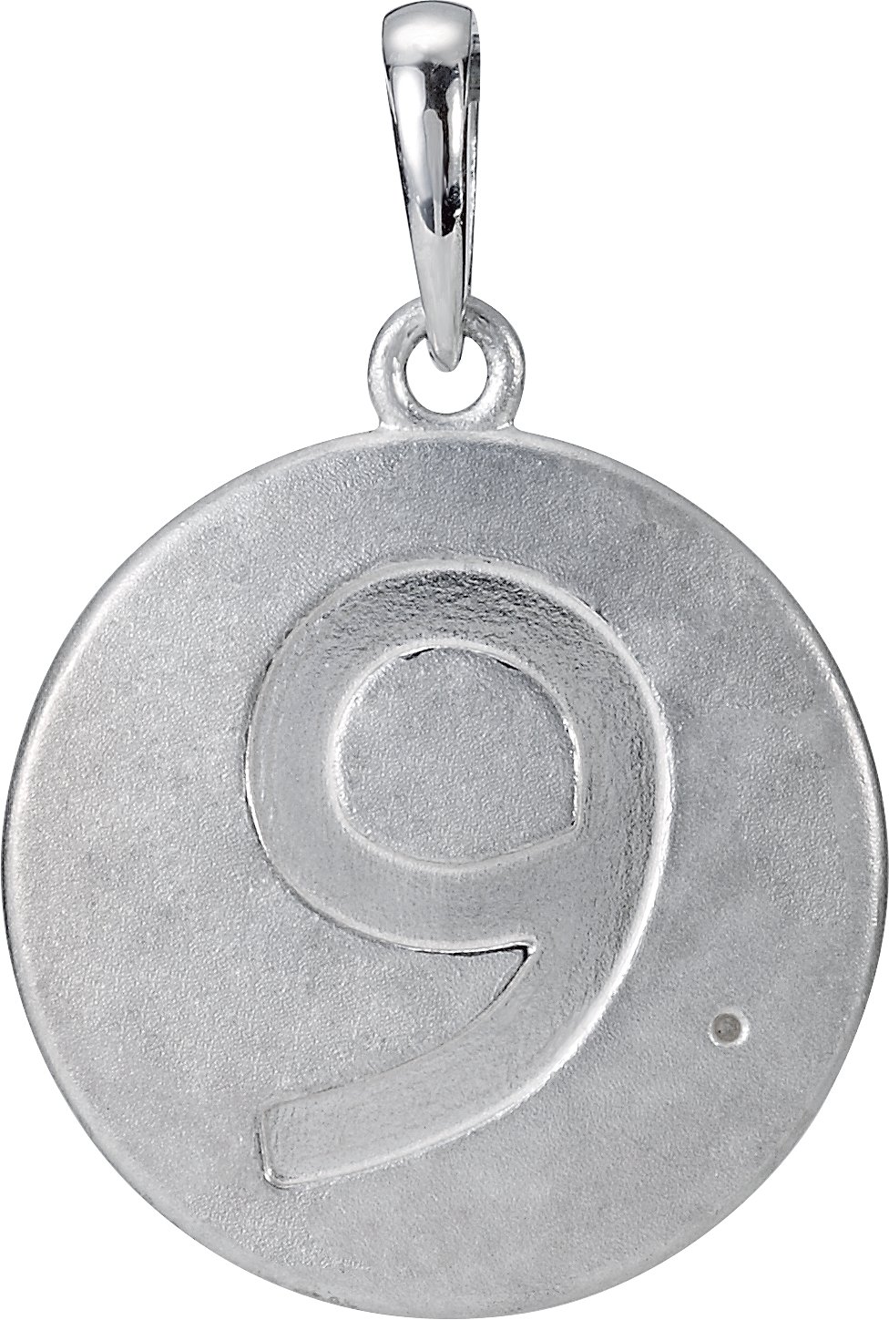 Accented Numeral Pendant
