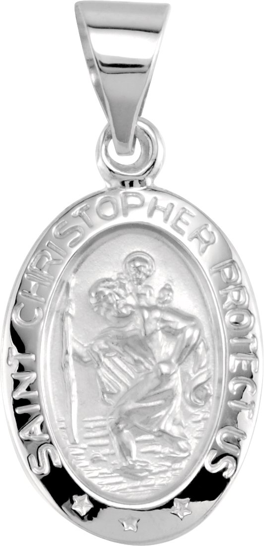 Hollow St. Christopher Medal