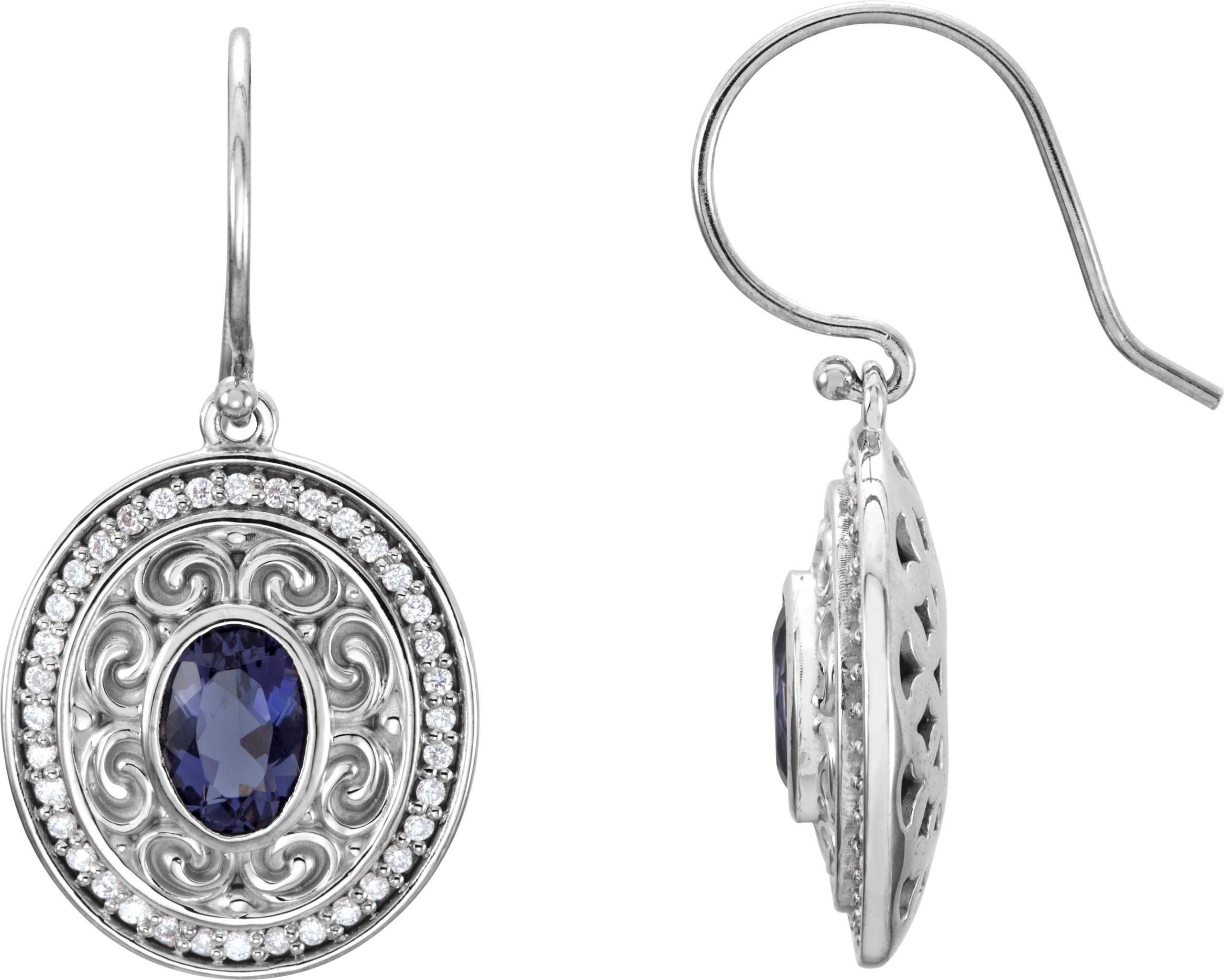 Gemstone & Diamond Earrings or Mounting