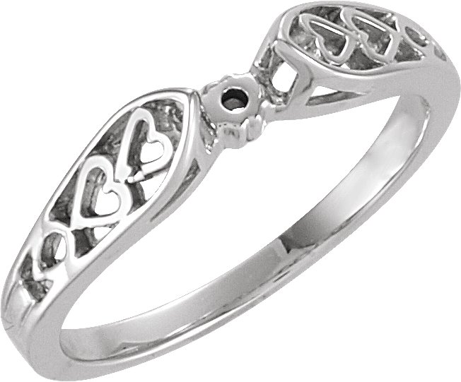 Solitaire Engagement Ring or Band