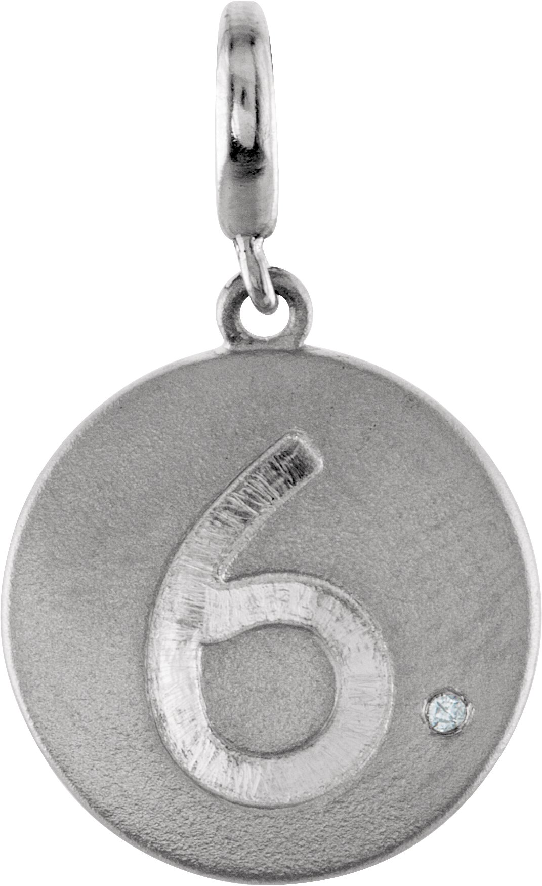 Numeral Disc Charm/Pendant
