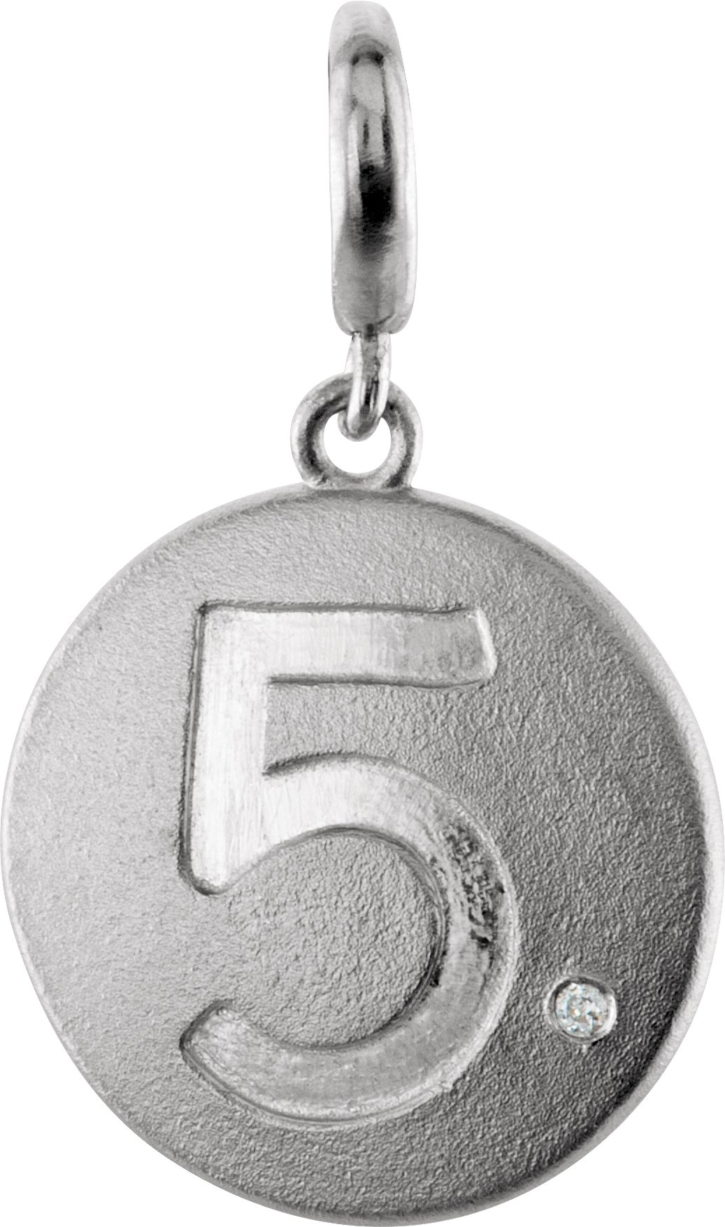 Numeral Disc Charm/Pendant
