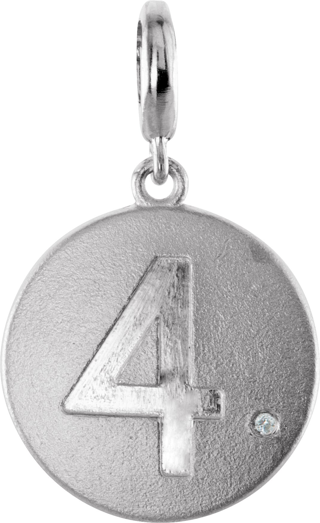 Numeral Disc Charm/Pendant