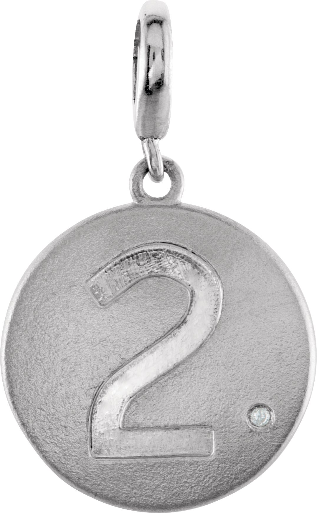 Numeral Disc Charm/Pendant
