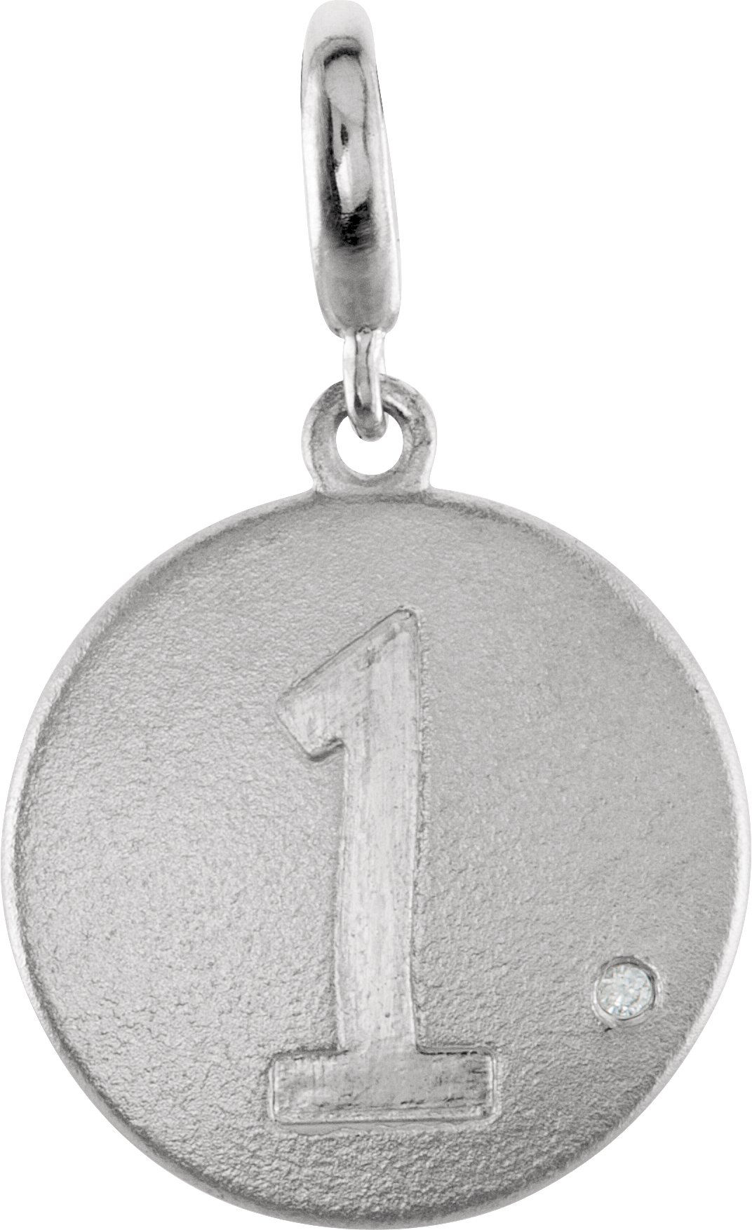 Numeral Disc Charm/Pendant