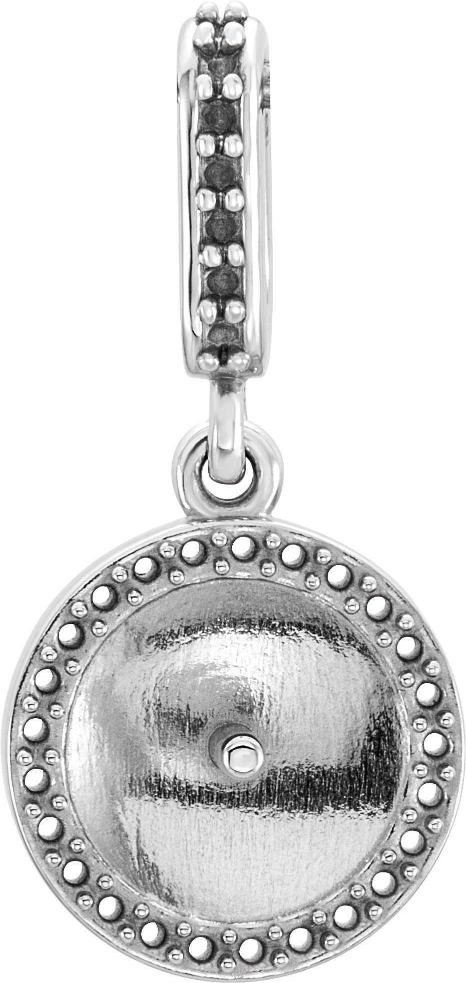 Halo-Style Pearl Pendant