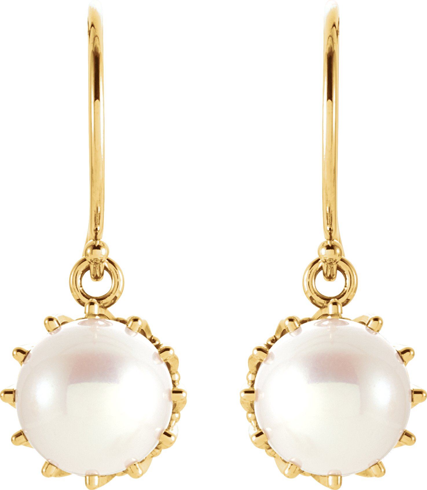 Alternative view of Pearl Crown Earrings