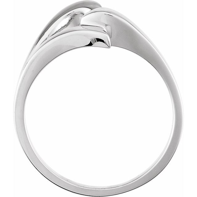 Sterling Silver 10 mm Freeform Remount Ring