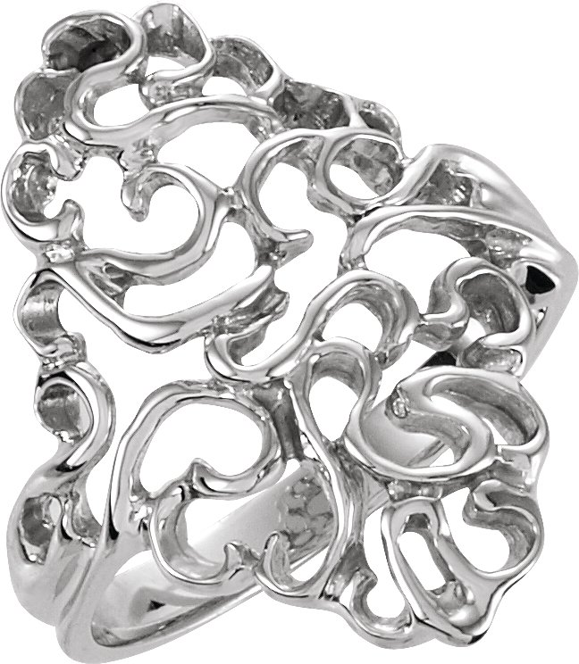 Sterling Silver Freeform Ring