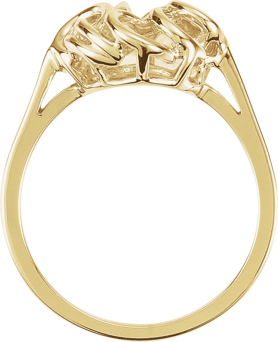 14K Yellow Freeform Ring