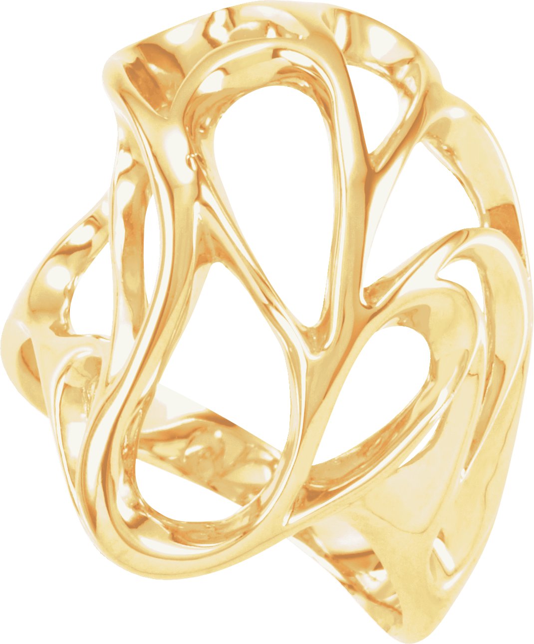 14K Yellow Metal Fashion Ring