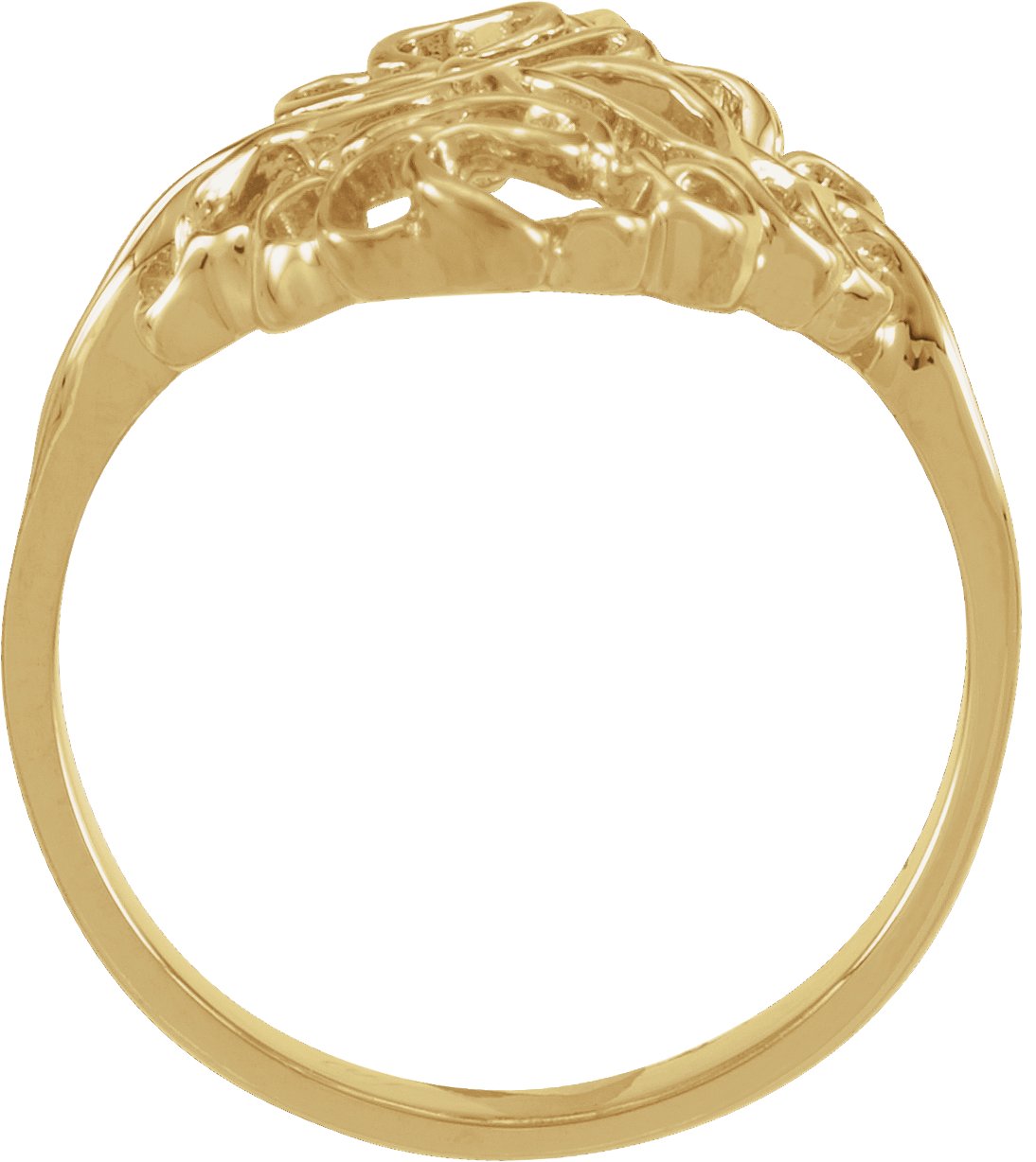 14K Yellow Freeform Ring