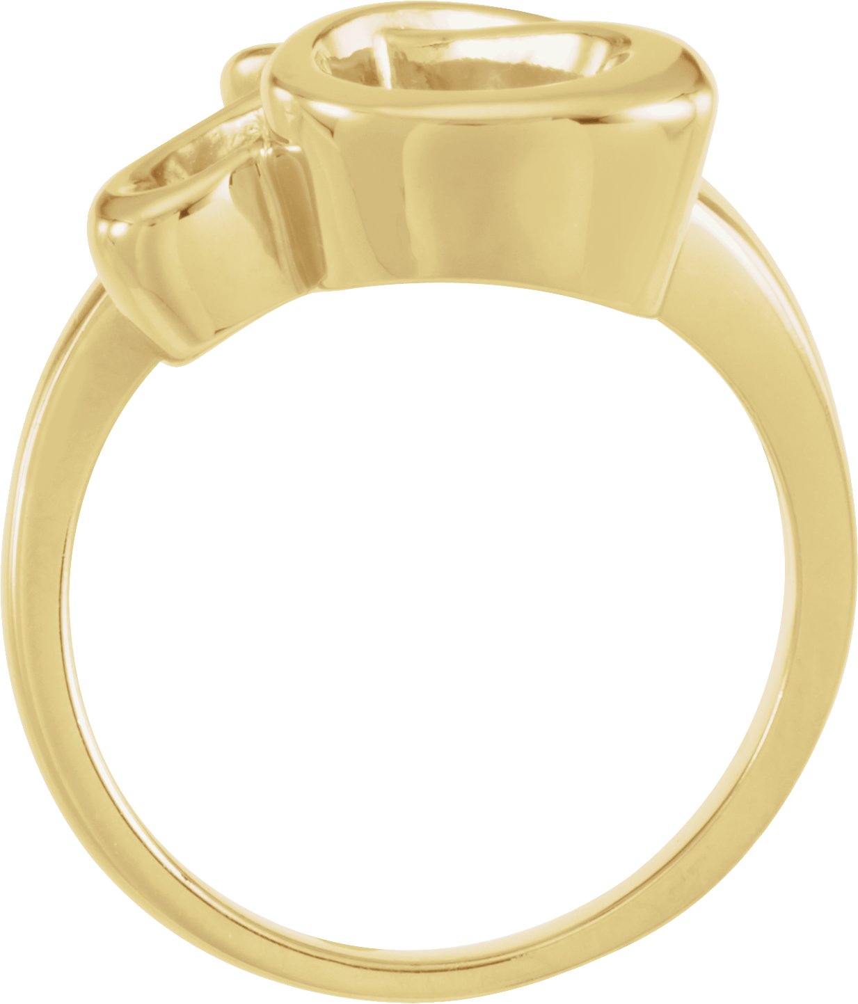 14K Yellow Metal Fashion Ring