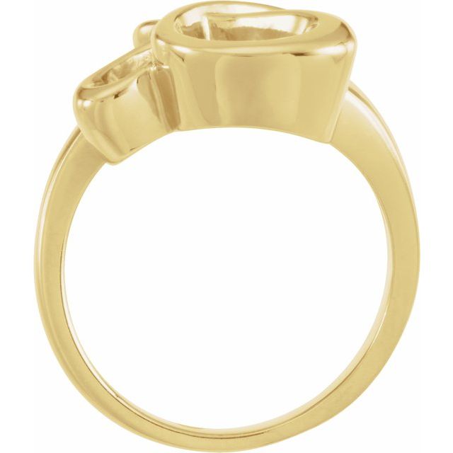 14K Yellow Metal Fashion Ring