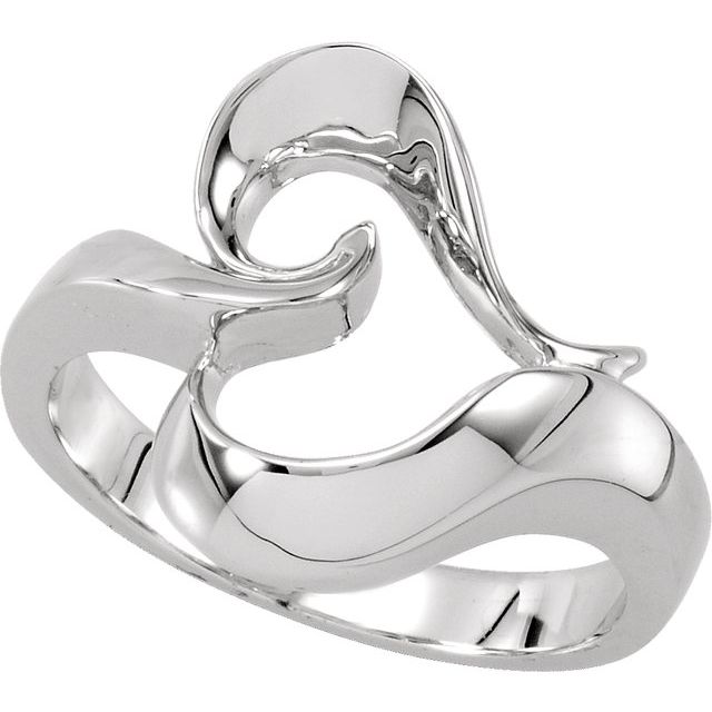 Platinum Metal Fashion Ring