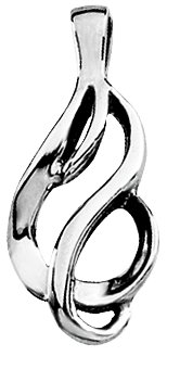 Sterling Silver Freeform Pendant