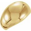 14KY 12mm Metal Dome Fashion Ring Ref 847095