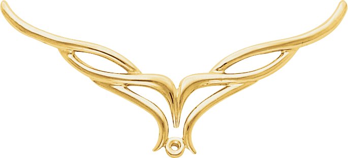 Freeform "V" Necklace Center