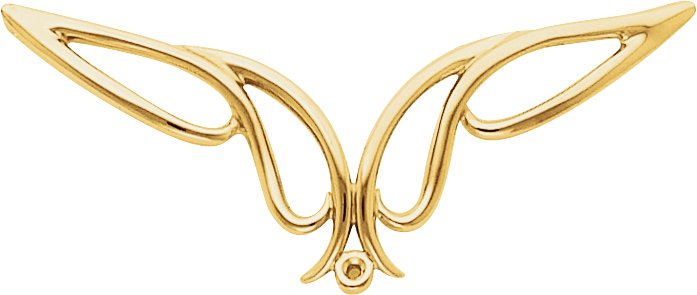 Freeform "V" Necklace Center