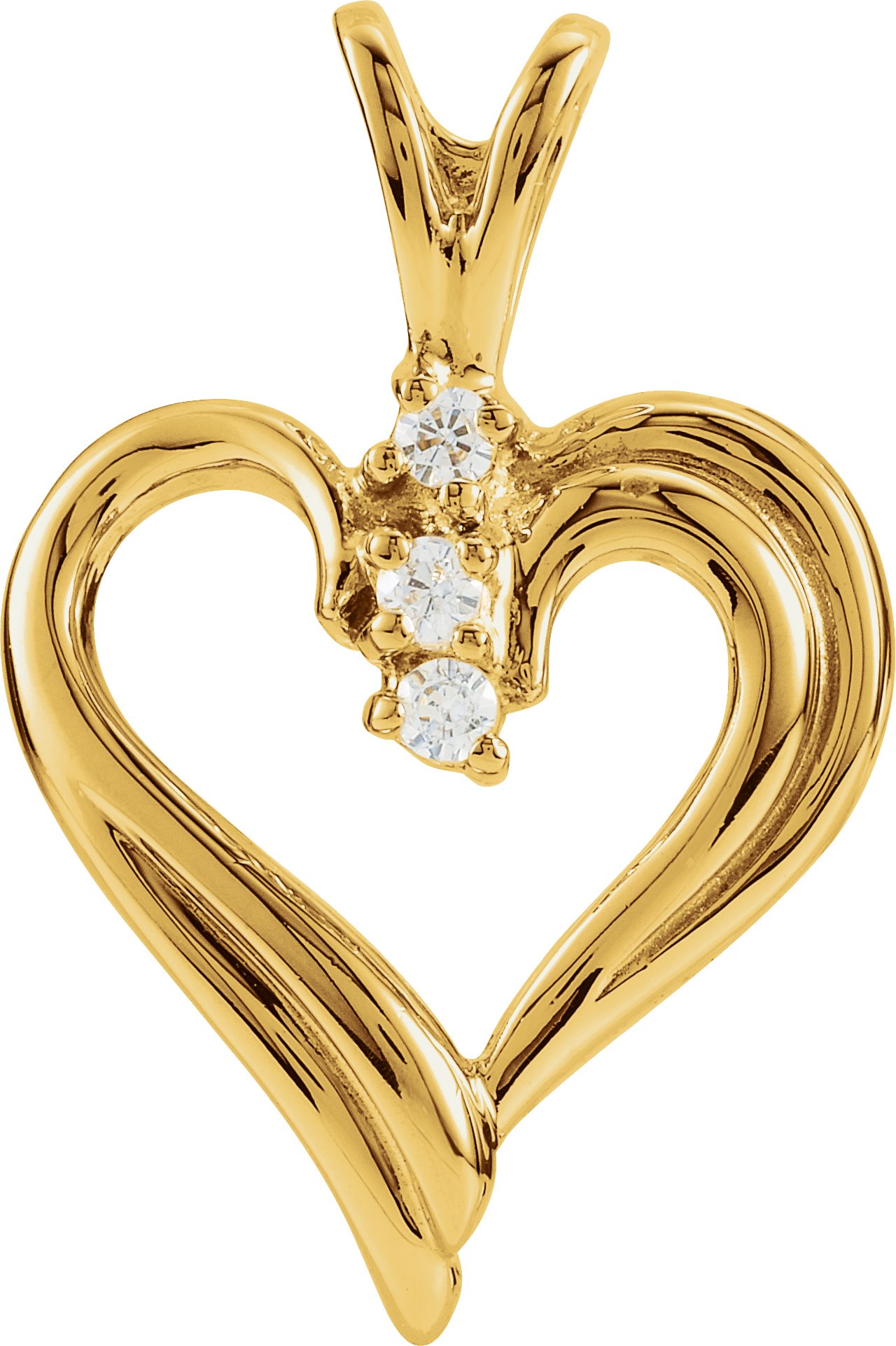 Accented Heart Pendant