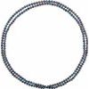 72 Inch Freshwater Cultured Black Pearl Rope 8 to 8.5mm Ref 930699