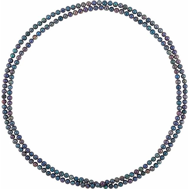 8-9 mm Cultured Black Freshwater Pearl 72